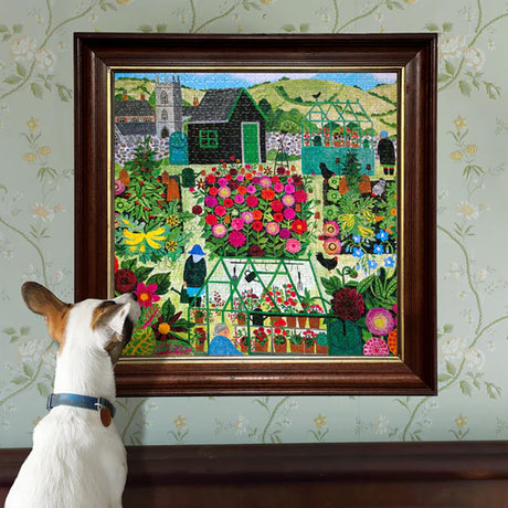 eeBoo GARDEN HARVEST 1000 pc Square Jigsaw Puzzle Super Deluxe PZTGHV