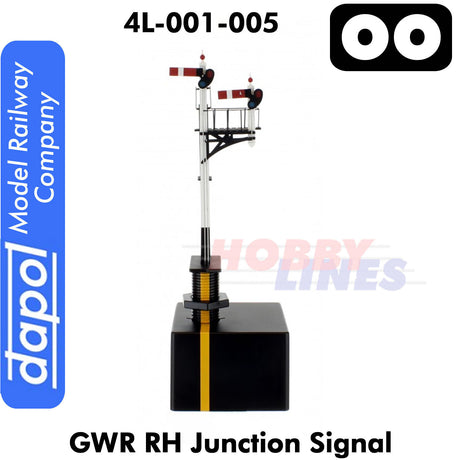SIGNAL GWR RH JUNCTION Semaphore with LEDs Easi-Fit Dapol 4L-001-005