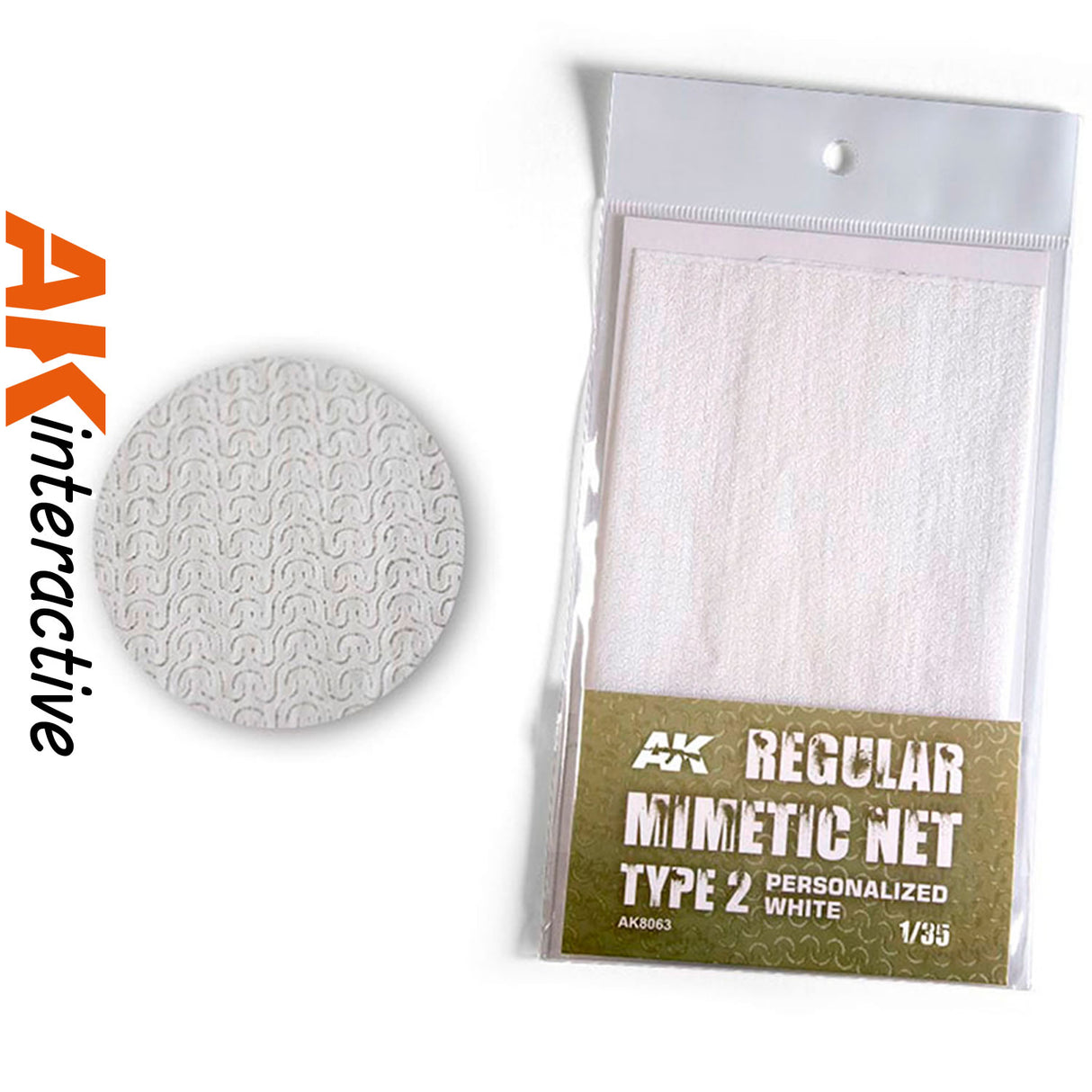 Regular Mimetic Net - Type 2 Personalized White | AK interactive | AK8063