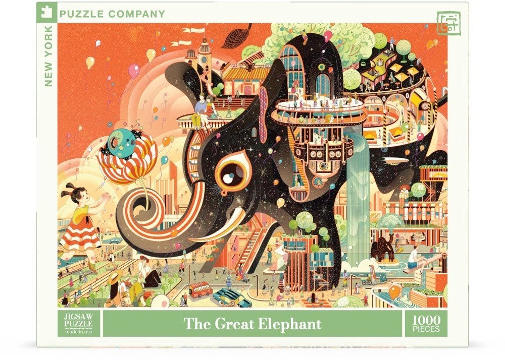 The Great Elephant - 1000pc Puzzle | New York Puzzle Company | NPZVN2618