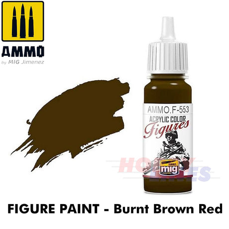 Ammo ACRYLIC COLOUR for FIGURES 17ml jar agitator ball Full Range Mig Jimenez