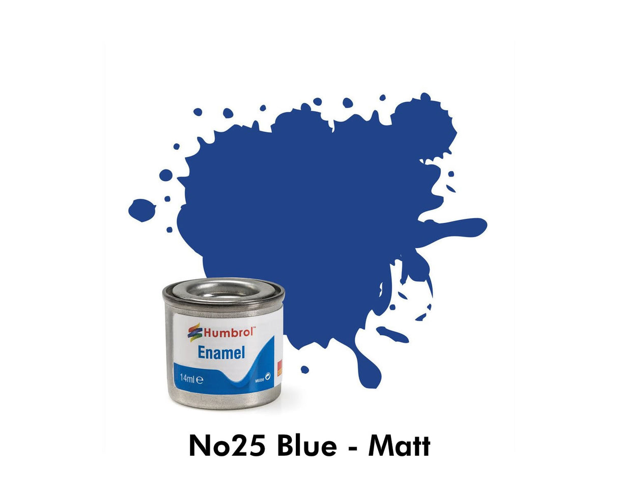 Enamel Tinlets No 25 Blue Matt