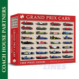 Grand Prix Cars - Through the Ages - Jigsaw Puzzle 1000pc | Coach House Partners | CHP0151
