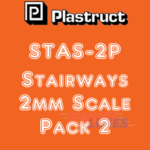 Load image into Gallery viewer, STAIRWAYS / STAIRS range styrene plastic polystyrene STAS PLASTRUCT
