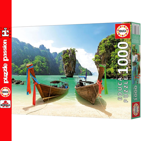 Educa JAMES BOND ISLAND THAILAND 1000pc Khao Phing Kan Super Deluxe Jigsaw Puzzle 20283