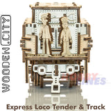 Express Loco Tender & Track - 3D Puzzle | Wooden City | WR323