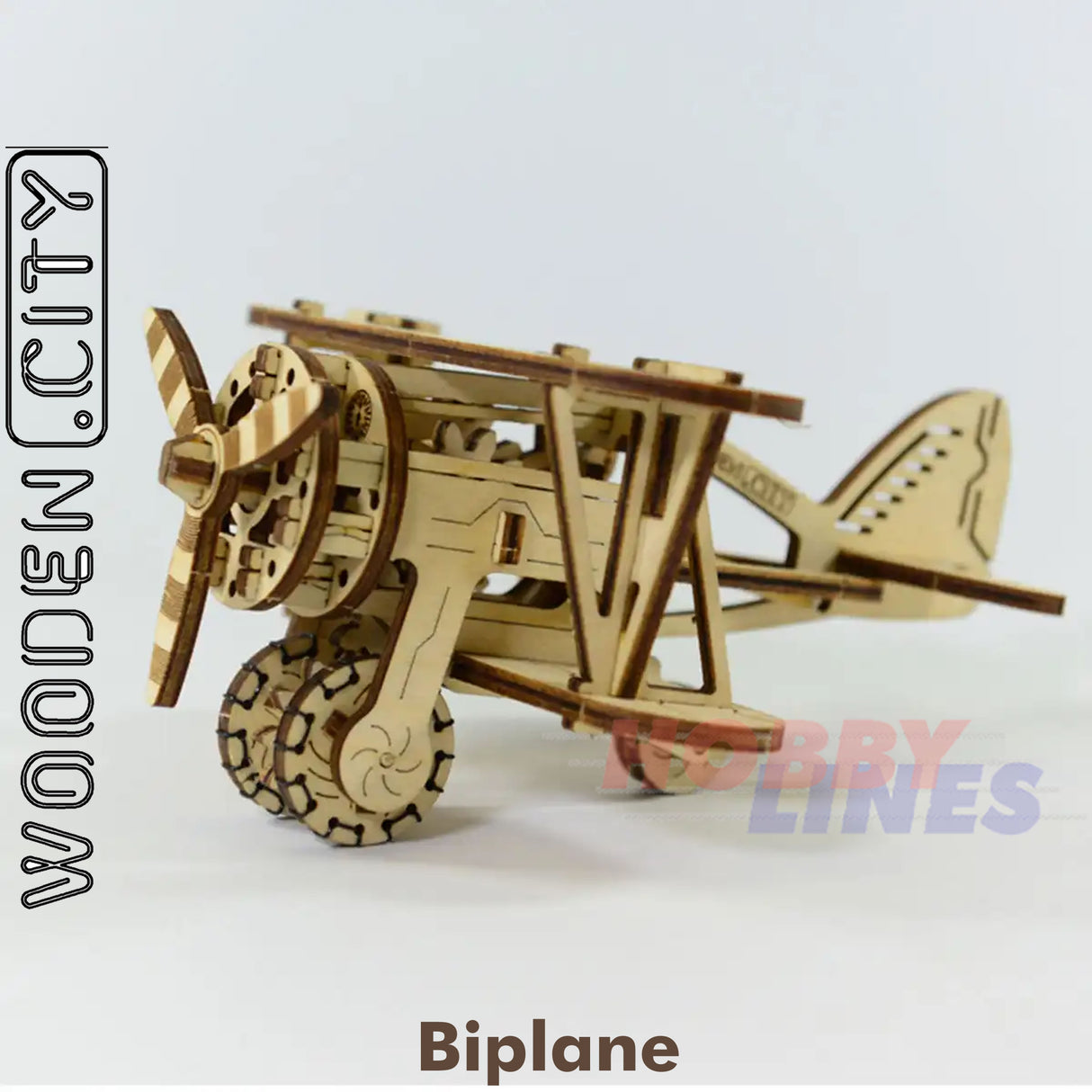 Bi-Plane -3D Puzzle | Wooden City |  WR304