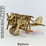 Bi-Plane -3D Puzzle | Wooden City |  WR304