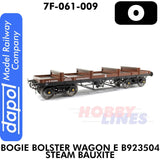Bogie Bolster Wagon E B923504 Steam Bauxite | Dapol | 7F-061-009