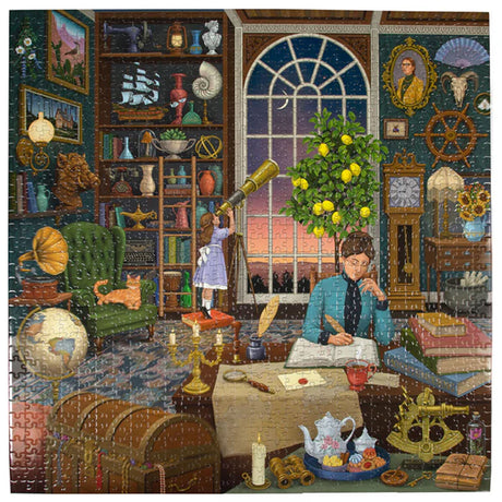 eeBoo ALCHEMISTS LIBRARY 1000 PC Square Jigsaw Puzzle Super Deluxe PZTAHL