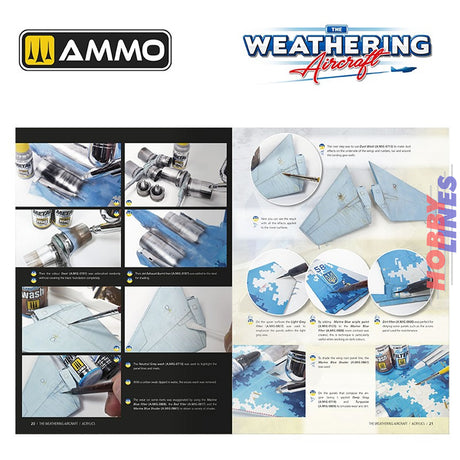 The Weathering Aircraft 25 - Acrylics - 64 Page Book | Ammo by Mig Jimenez | MIG5225