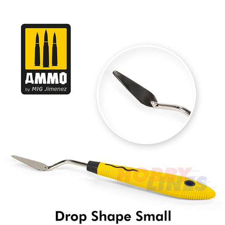 PALETTE KNIFE Range Flexible Blade Stainless Steel Tool  AMMO by Mig Jimenez