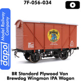 BR Standard Plywood Van Brewdog Wingman IPA Wagon 1:43.5 O | Dapol |  7F-056-034