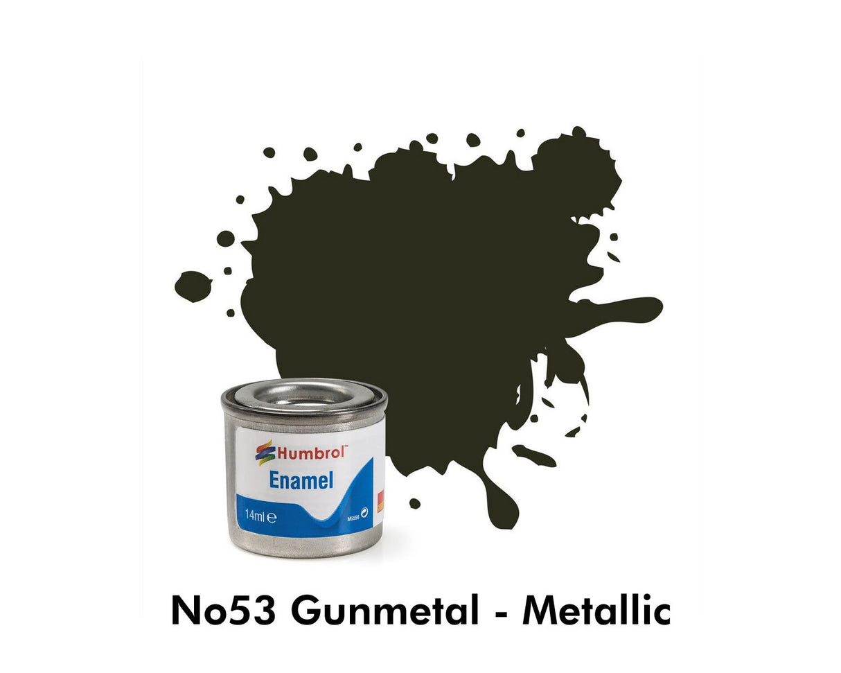 Enamel Tinlets No 53 Gunmetal Metallic