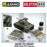 Solution Book 22 - How to Paint WWII ETO Vehicles | Ammo by Mig Jimenez | MIG6528