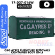 C&G Ayres Furniture Removals Container - Body only |  Dapol | 7F-030-016W