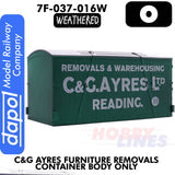 C&G Ayres Furniture Removals Container - Body only |  Dapol | 7F-030-016W