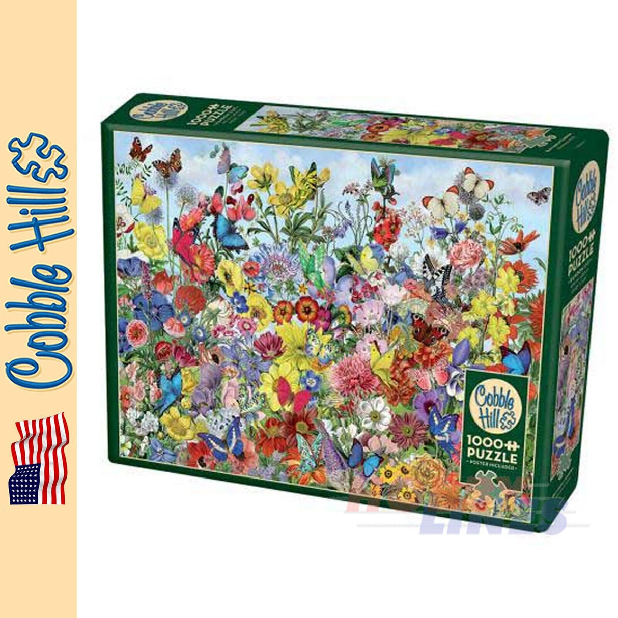 Butterfly Garden Cobble Hill puzzle 1000pc CH40085