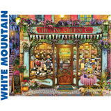 WINE & CHEESE SHOP 1000 pc super deluxe Jigsaw Puzzle WHITE MOUNTAIN 1830