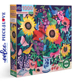 eeBoo SUMMER BOUQUET 1000 pc Square Jigsaw Puzzle Super Deluxe PZTSMB