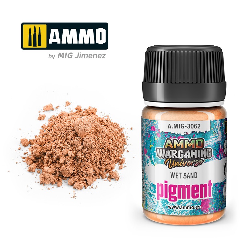 Wargaming Universe - Pigment Wet Sand - 35ml | Ammo by Mig Jimenez | MIG3062 