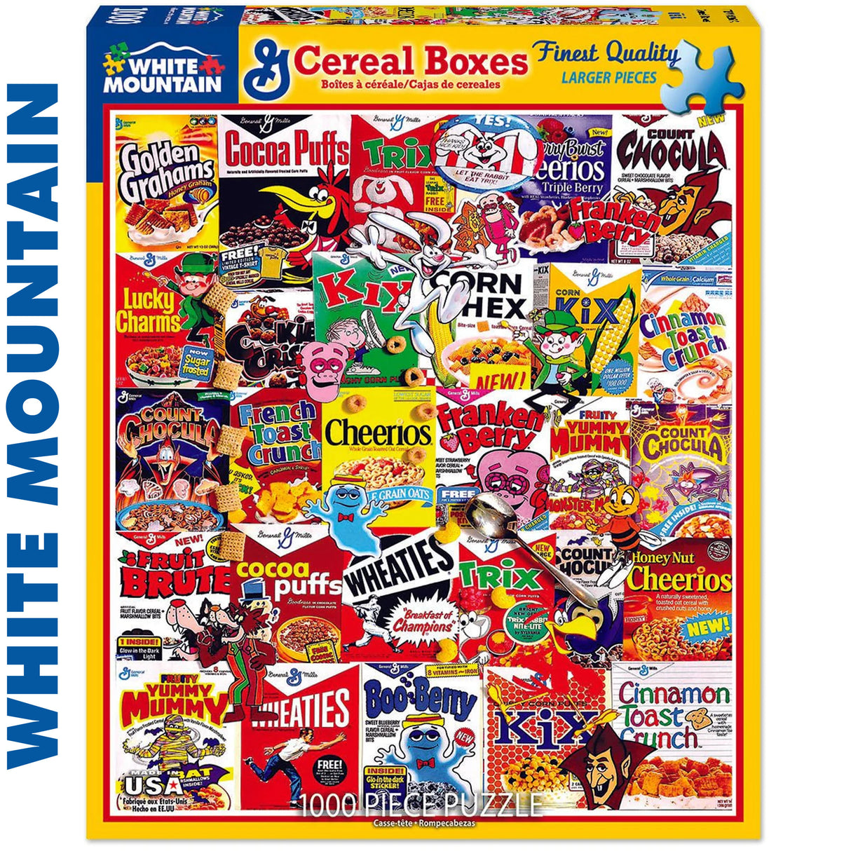 Cereal Boxes - 1000pc Puzzle | White Mountain | 1261pz