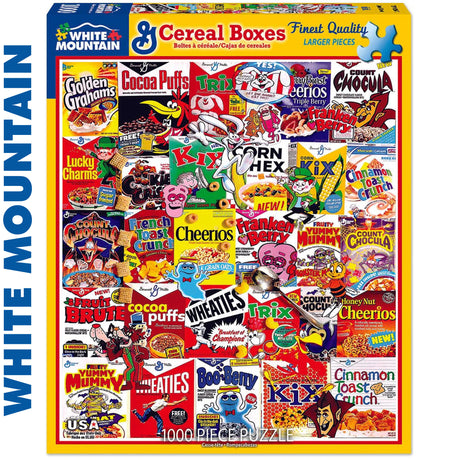 Cereal Boxes - 1000pc Puzzle | White Mountain | 1261pz