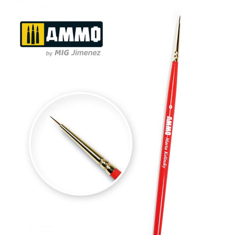 Marta Kolinsky Fine Brush - 0 | Ammo by Mig Jimenez | MIG8710