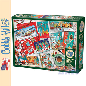 Mid Mod Season's Greetings Cobble Hill puzzle