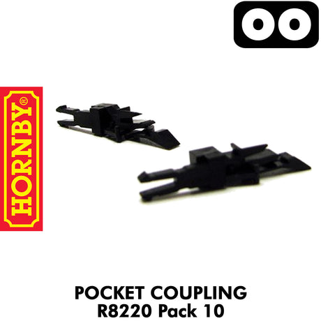 NEM POCKET COUPLINGS Locos Coaches Wagons Pack 10 | Hornby |  R8220