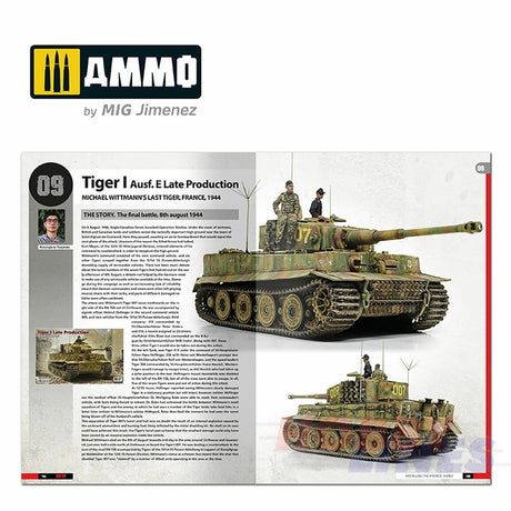 TIGERS - Modelling the Ryefield Family  WWII English Book Ammo by Mig MIG6273