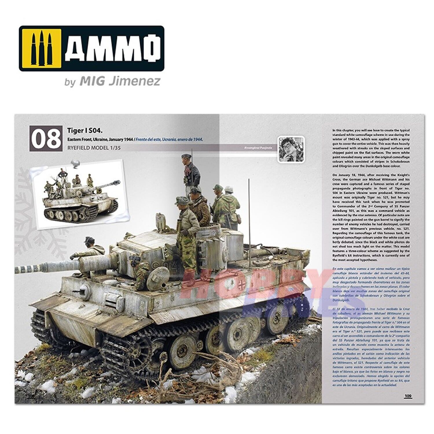 How to Paint WINTER WWII GERMAN TANKS Modelling Book English Ammo