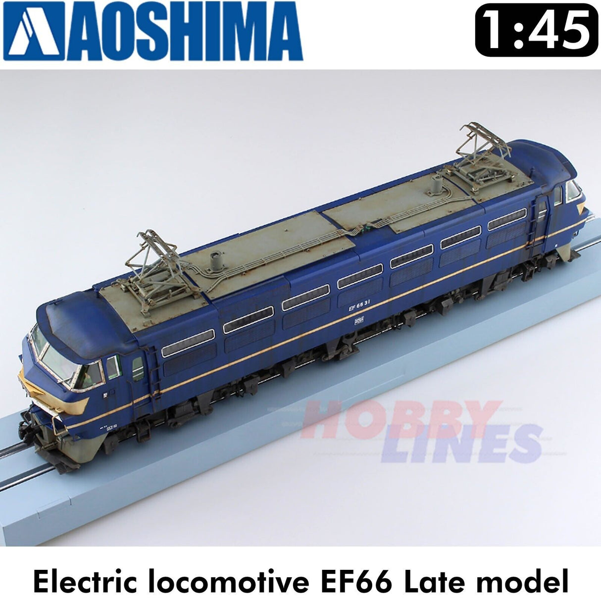 ​Electric Locomotive EF66 JRF Late Model 1:45 OJ TRAIN MUSEUM #4 Aoshima 05407