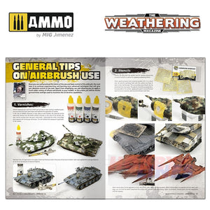 Ammo AIRBRUSH 1.0 The Weathering Magazine 36 paint guide Mig Jimenez MIG4535