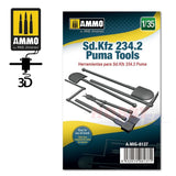 3D Printed Sd.Kfz 234.2 Armoured Car Puma Tools - 1:35 | Ammo by Mig Jimenez | MIG8137