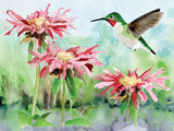 Ruby-throated Hummingbird 1000pc Puzzle | New York Puzzle Company | NPZCB2536