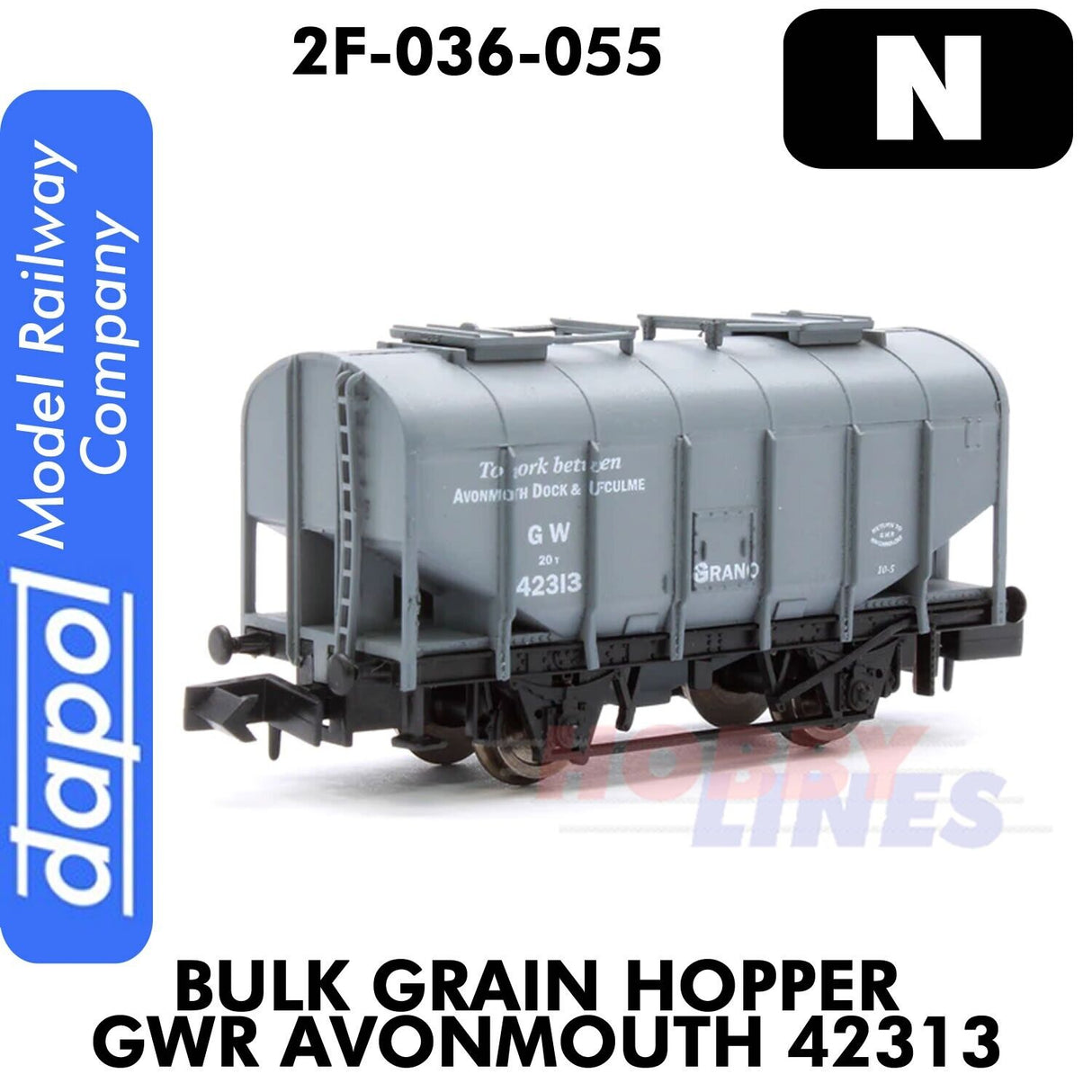 Bulk Grain Hopper Great Western Railway Avonmouth 42313 | Dapol | 2F-036-055