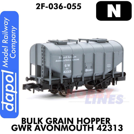 Bulk Grain Hopper Great Western Railway Avonmouth 42313 | Dapol | 2F-036-055