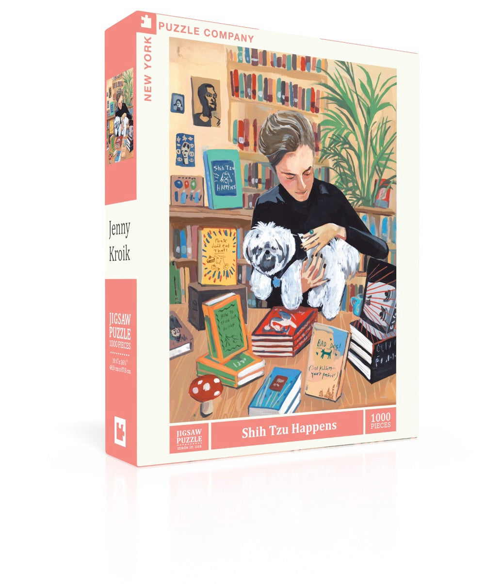Shih Tzu Happens 1000pc Puzzle | New York Puzzle Company | NPZJK2610