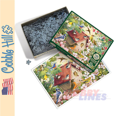 Blooming Spring Greg Giordano COBBLE HILL 1000pc jigsaw puzzle 40028