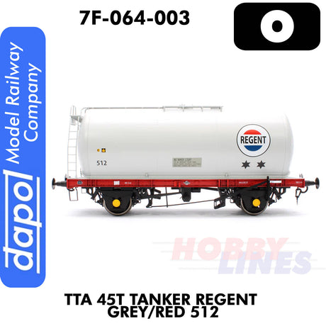TTA 45T Tanker Regent Grey/Red 512 | Dapol | 7F-064-003