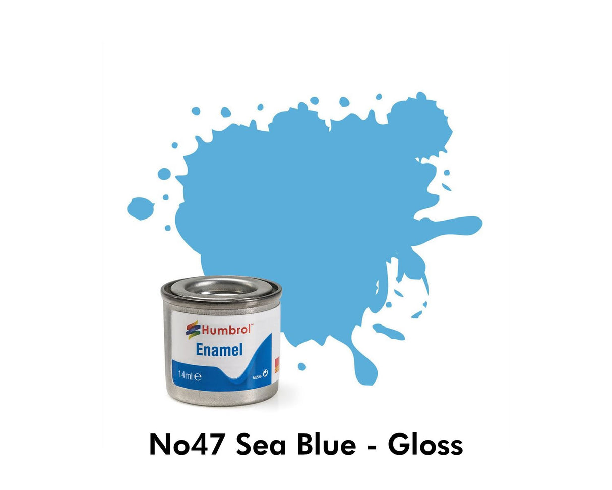 Enamel Tinlets No 47 Sea Blue Gloss