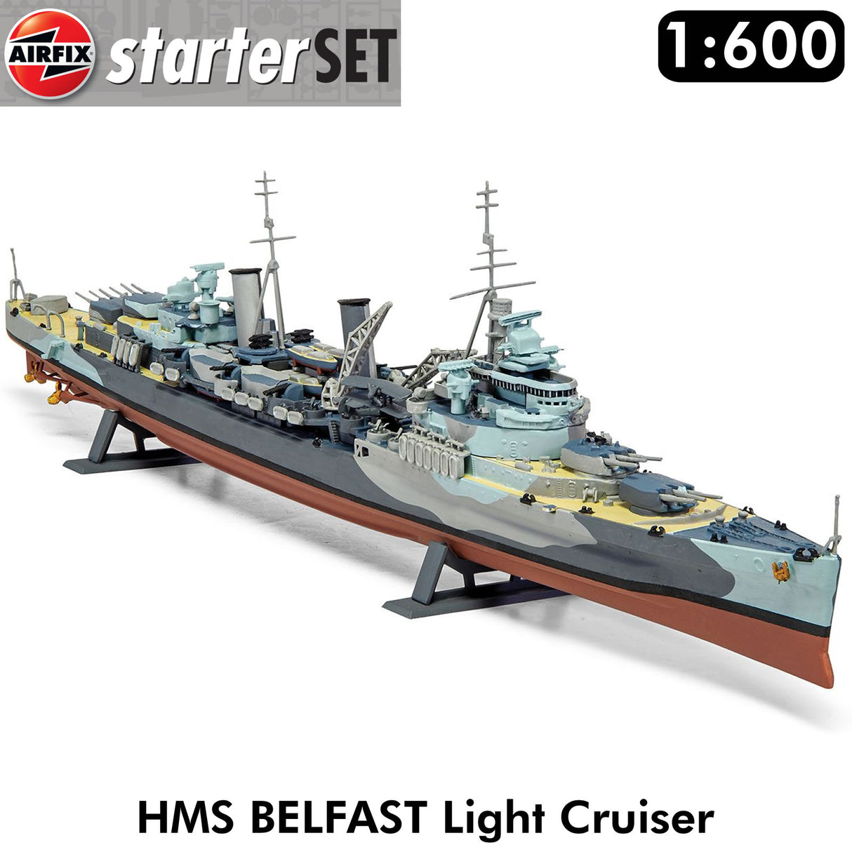 HMS Belfast Light Cruiser Starter Set | Airfix | A55111
