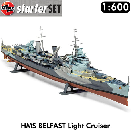 HMS Belfast Light Cruiser Starter Set | Airfix | A55111