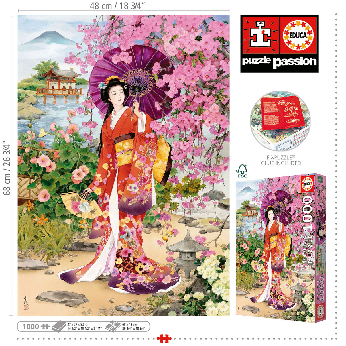 Teien, Haruyo Morita 1000pc Jigsaw Puzzle | Educa | 19917