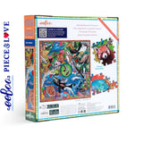 eeBoo WILD WORLD 1000 pc Square Jigsaw Puzzle Super Deluxe PZT114