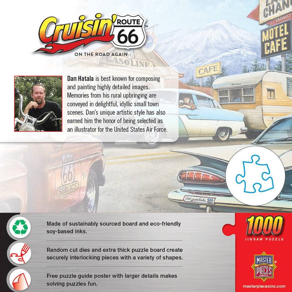 Cruisin' Route 66 - On the Road Again - 1000pc Puzzle | Masterpieces | MSP-71734