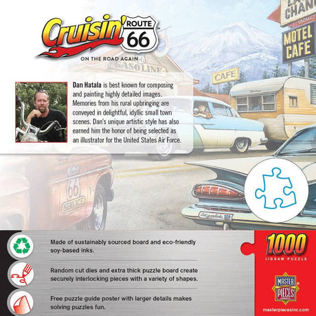 Cruisin' Route 66 - On the Road Again - 1000pc Puzzle | Masterpieces | MSP-71734