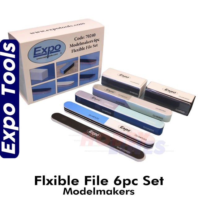 Flexible File 6pc Set - Modelmakers | Expo Tools | 70240
