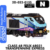 Class 68 Felix 68031 Transpennine Express - DCC & Sound | Dapol | 2D-022-015S